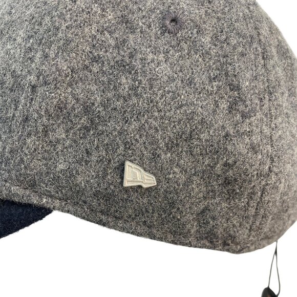 New Era EK Collection NY Jets NFL Wool Blend Baseball Cap Gray & Navy New Size S - Picture 5 of 11